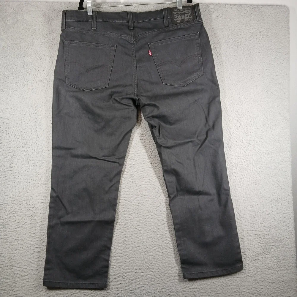 Levi's 541 Athletic Taper Jeans 38x30‎ Dark Grey Denim Pants